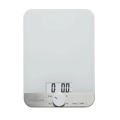 KitchenAid 11lb Kitchen Digital Food Scale White 9 KitchenAid 11lb Kitchen Digital Food Scale White - Image 7