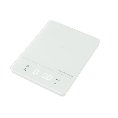 KitchenAid 11lb Waterproof Kitchen Digital Food Scale White: LED Display, Battery Powered, Coffee & Food Weight Scale 9 KitchenAid 11lb Waterproof Kitchen Digital Food Scale White: LED Display, Battery Powered, Coffee & Food Weight Scale - Image 7