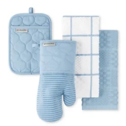 KITCHENAID Quilted Cotton Terry Cloth Oven Mitt, Pot Holder, Kitchen Towel 4-Pack Set, Silicone Grip, Blue Velvet, 16"x26", 7"x13" & 7"x10" 7 KITCHENAID Quilted Cotton Terry Cloth Oven Mitt, Pot Holder, Kitchen Towel 4-Pack Set, Silicone Grip, Blue Velvet, 16"x26", 7"x13" & 7"x10" -KitchenAid GUEST e9d6fcd8 66c5 4053 801d 7deca0fa1b9e