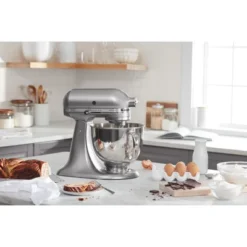 KitchenAid Artisan Series 5qt Tilt-Head 10-Speed Stand Mixer Contour Silver: 325W Metal, 1-Year Warranty, 5qt Capacity 12 KitchenAid Artisan Series 5qt Tilt-Head 10-Speed Stand Mixer Contour Silver: 325W Metal, 1-Year Warranty, 5qt Capacity -KitchenAid GUEST f0b24670 fd65 49d4 a440 5b80a4339611