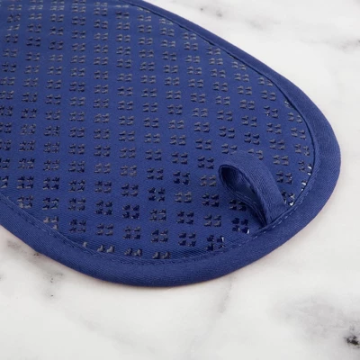 KitchenAid Asteroid Oval Pot Holder 2-Pack Set, Cobalt Blue, 6.5"x10" 5 KitchenAid Asteroid Oval Pot Holder 2-Pack Set, Cobalt Blue, 6.5"x10" - Image 3