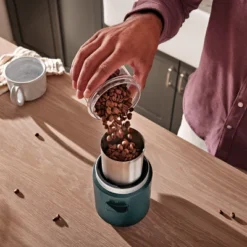 KitchenAid Go Cordless Blade Grinder Battery Included - Hearth & Hand™ With Magnolia: Coffee Bean & Spice Grinder, Dark Green -KitchenAid GUEST f246d1b1 0b8c 4ea0 8ff0 3449a3a4068d