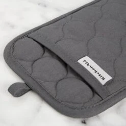 KITCHENAID Quilted Cotton Terry Cloth Oven Mitt, Pot Holder, Kitchen Towel 4-Pack Set, Silicone Grip, Charcoal Grey, 16"x26", 7"x13" & 7"x10" 11 KITCHENAID Quilted Cotton Terry Cloth Oven Mitt, Pot Holder, Kitchen Towel 4-Pack Set, Silicone Grip, Charcoal Grey, 16"x26", 7"x13" & 7"x10" -KitchenAid GUEST f452b0e1 e615 4b38 8130 ec631cd036a1