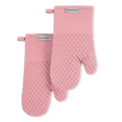 KITCHENAID Asteroid Oven Mitt 2-Pack Set, Dried Rose, 7"x12.5" -KitchenAid GUEST f9a5756c 3c71 4c02 837b ee0ffca3a3bc