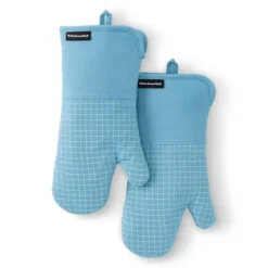 KITCHENAID Gourmet Series Gridlines Oven Mitts 2-Pack Set -KitchenAid GUEST fc789689 d51b 4b5d a8dc c726fe939942