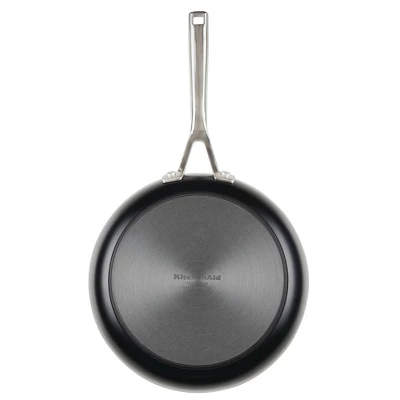 KitchenAid 10" Hard Anodized Ceramic Nonstick Frying Pan Matte Black: Lifetime Warranty, Hand Wash, Gas & Electric Compatible 8 KitchenAid 10" Hard Anodized Ceramic Nonstick Frying Pan Matte Black: Lifetime Warranty, Hand Wash, Gas & Electric Compatible - Image 6