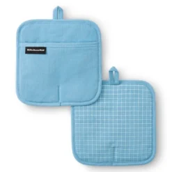 KITCHENAID Gourmet Series Gridlines Pot Holders 2-Pack Set -KitchenAid GUEST fe6bcd3c 8f1b 4fdc b8df 748e6dc35c75